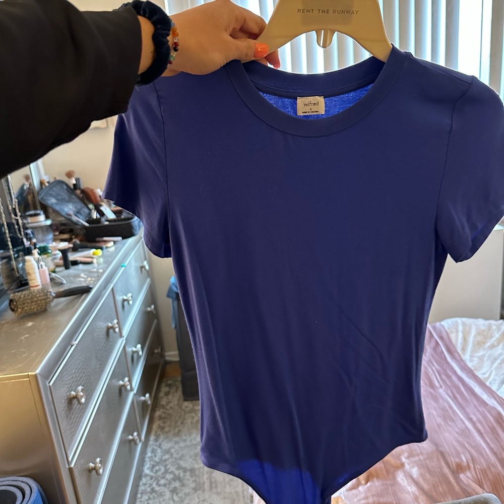 Aritzia cobalt blue bodysuit size small